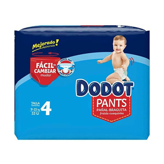 Одноразовые подгузники Dodot Dodot Pants 9-15 kg 33 штук