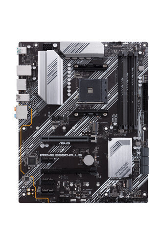 ASUS PRIME B550-PLUS - Материнская плата Socket AM4 - 3-е поколение процессоров AMD Ryzen™ - DDR4-SDRAM - 128 ГБ - DIMM