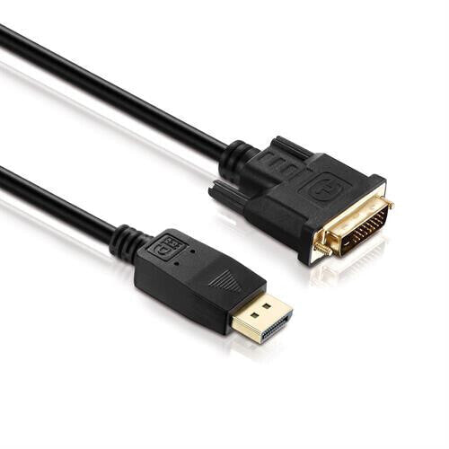 PureLink DisplayPort/DVI 2m - 2 m - DisplayPort - DVI - Male - Male - Gold