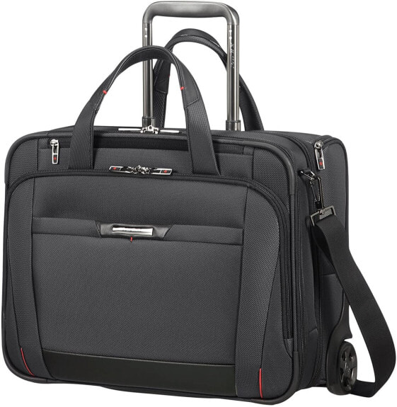 SAMSONITE Rolling Tote 15.6" (Black) -PRO-DLX 5 Travel Tote, 33.0 cm, Black