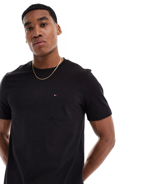 Tommy Hilfiger pocket t-shirt in black