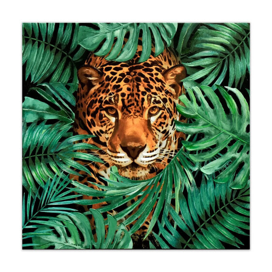 Картина ADM Home Collection Леопард в джунглях