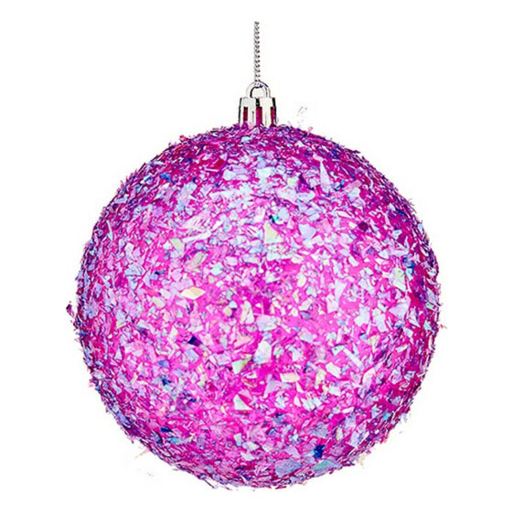 Christmas Baubles Ø 10 cm 6 Units Purple