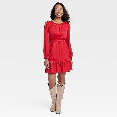 Платье Knox Rose Satin  Red XS