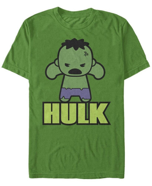 Men's Kawaii Hulk Short Sleeve Crew T-shirt