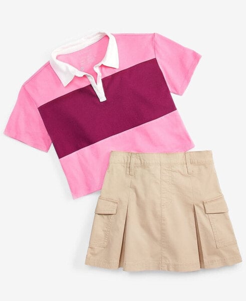 Girls Pleated Cargo Skirt, Created for Macy's