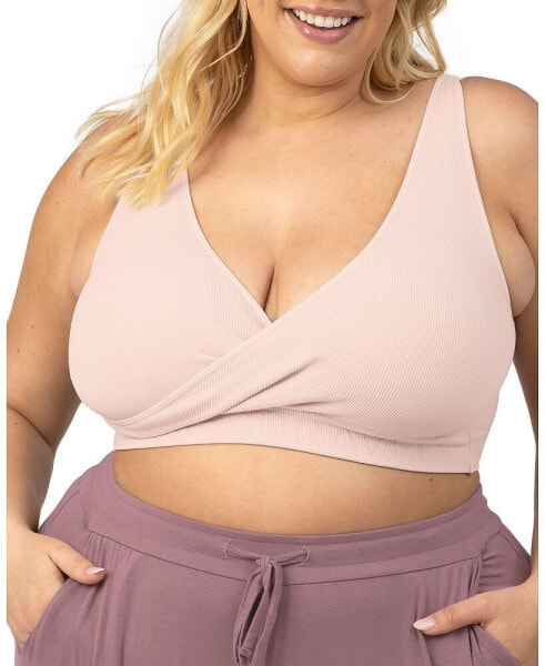 Plus Size Busty Sublime Adjustable Crossover Nursing & Lounge Bra - Fits 42E-46I