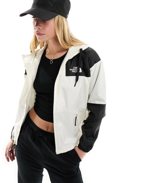 The North Face Sheru water repellent jacket in off white