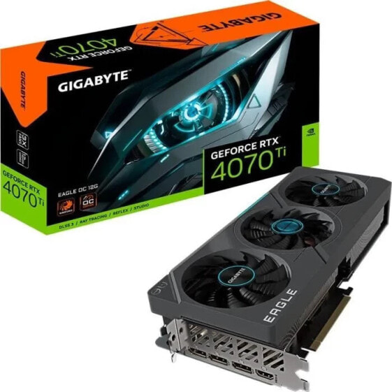 GIGABYTE TECHNOLOGY GeForce Grafikkarte RTX 4070 Ti EAGLE OC 12G