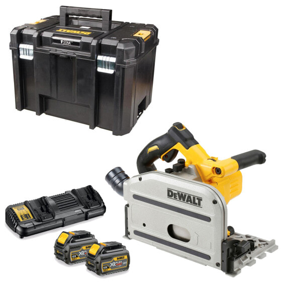 DeWalt Akku-Tauchkreissäge DCS520NT-XJ 54V 2x Akku 54V 6,0 Ah + Lader in TSTAK Box