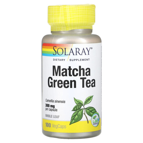 Травяной чай Матча, 300 мг, 100 вегкапсул
