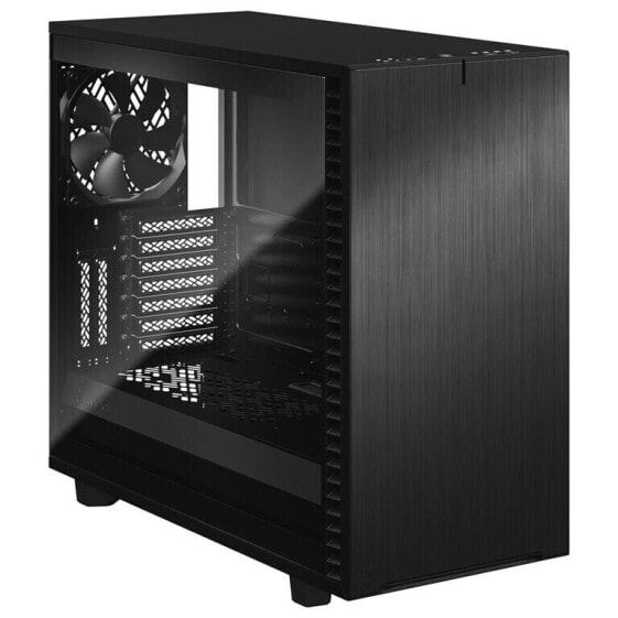 Fractal Design Define 7 Black TG Midi-Tower - Tempered Glass, gedämmt, schwarz