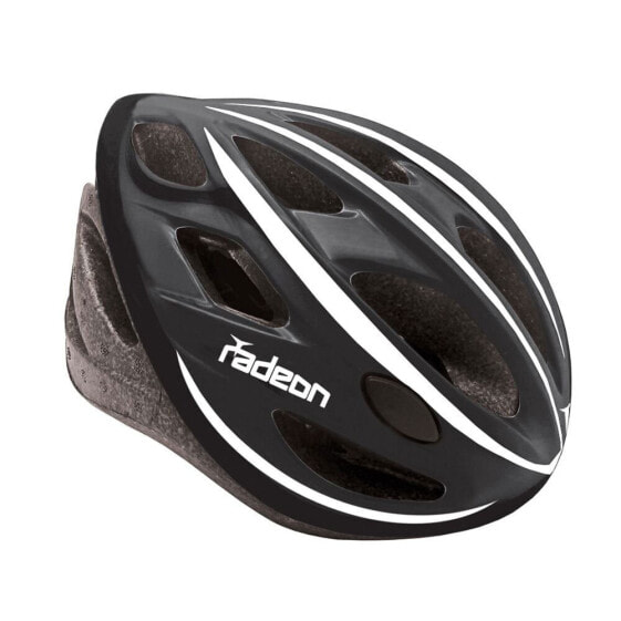 Шлем велосипедный защитный MVTEK RADEON (черно-белый)