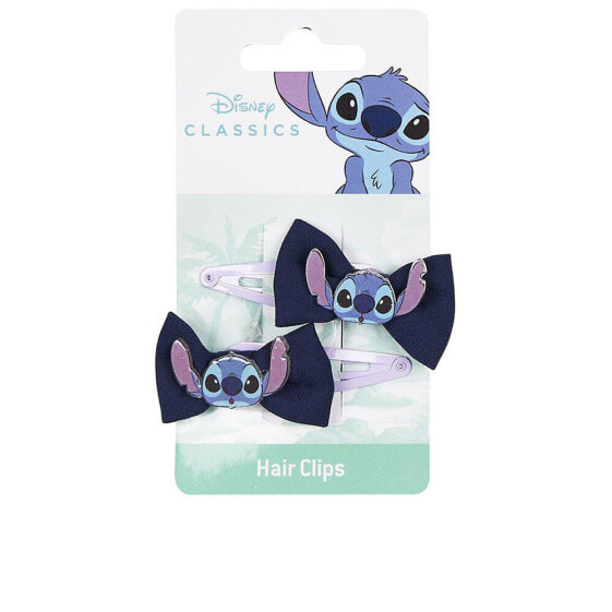 CLIPS LAZO DISNEY #stitch 7,4 x 12 ,5 x 2 cm 2 u