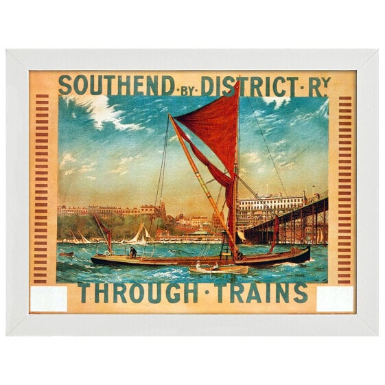 Bilderrahmen Poster 1915 Southend