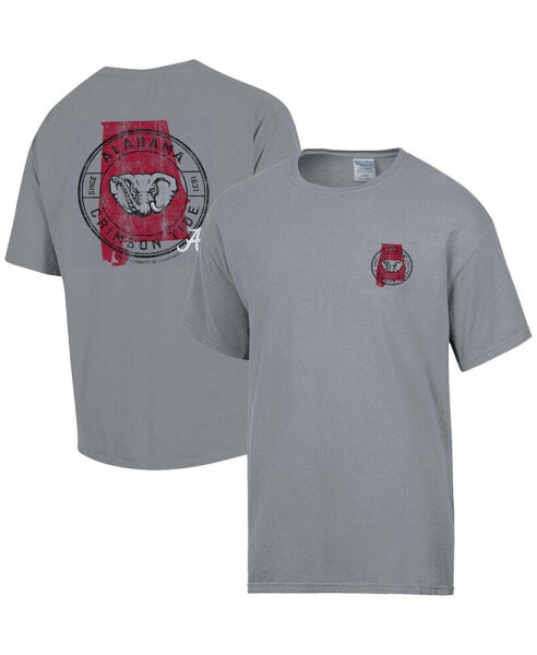 Men's Comfort Wash Graphite Alabama Crimson Tide STATEment T-Shirt