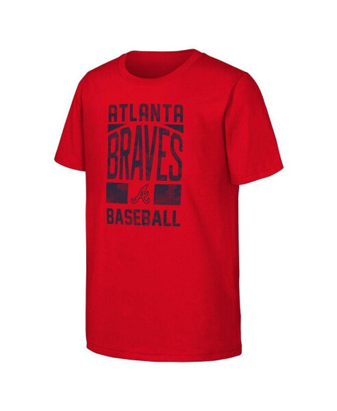 Big Boys Red Atlanta Braves Season Ticket T-shirt