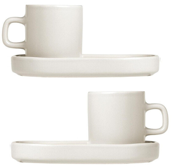 Tasse und Untertasse Pilare 2er Set