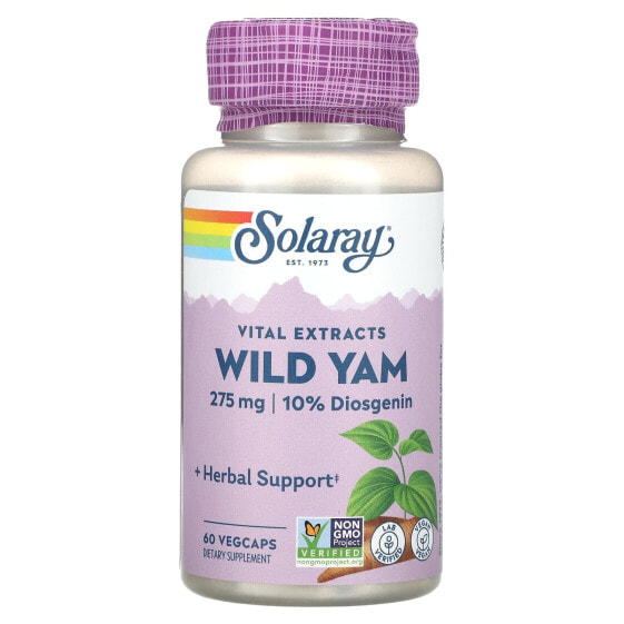 Vital Extracts Wild Yam, 275 mg, 60 VegCaps