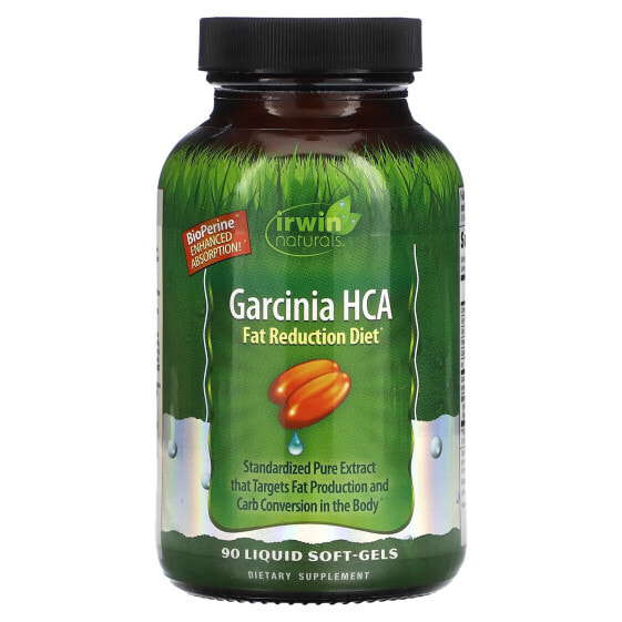 Жиросжигатель Irwin Naturals Garcinia HCA 90 жидких мягких гелей