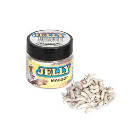 Искусственные приманки Benzar Jelly Baits White Maggot Plastic Worms
