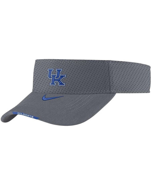 Men's Gray Kentucky Wildcats 2021 Sideline Performance Visor