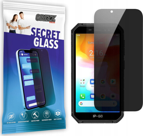 GrizzGlass Szkło prywatyzujące GrizzGlass SecretGlass Ulefone Armor X7