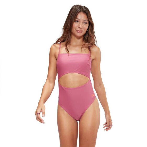 Купальник женский новый модный SPEEDO Trend Swimsuit "Миндальный"