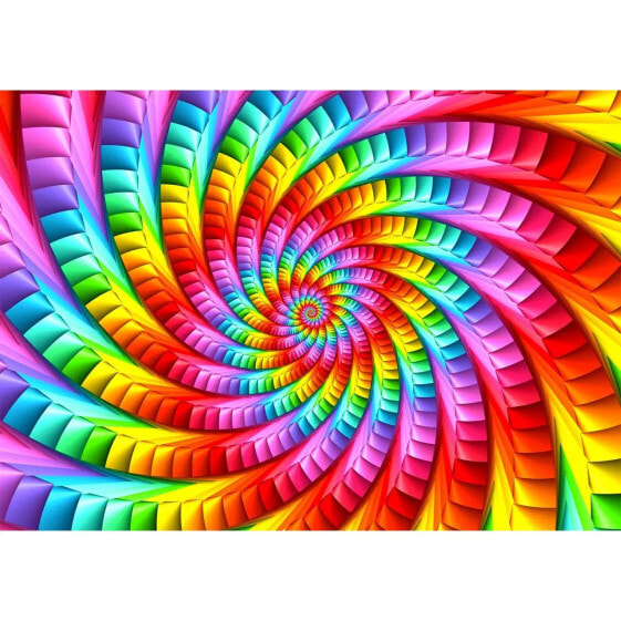 Puzzle Psychedelische Regenbogenspirale