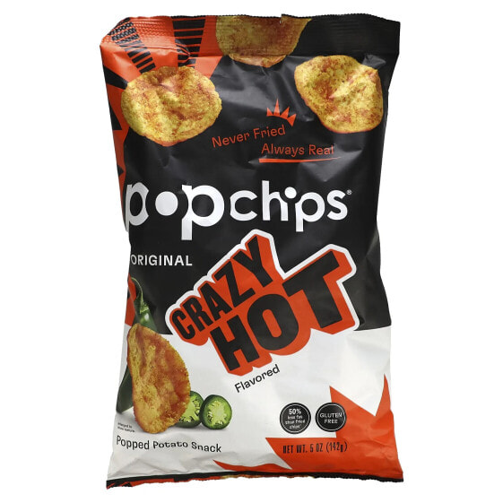 Чипсы Popchips Оригинальные, взрослый белый сыр, 142 г (5 унций)