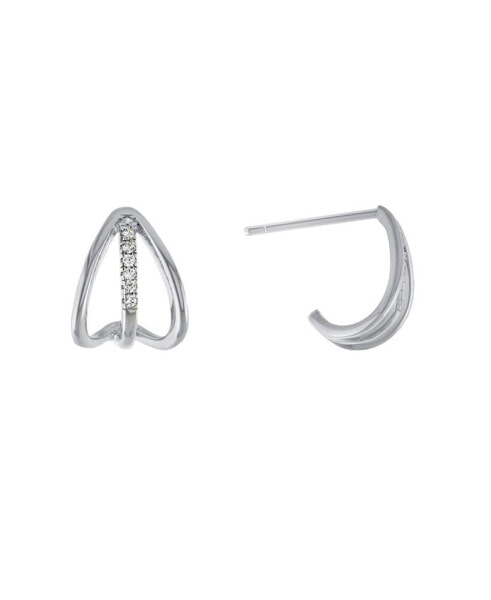 Серьги Giani Bernini Clear Zirconia Posts