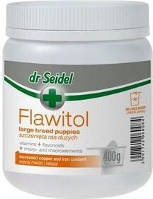 Витаминно-минеральная добавка Dr Seidel Flawitol 400г для щенков крупных пород