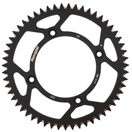 SUPERSPROX Aluminium Honda 420x55 RAL209X55BLK rear sprocket