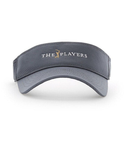 Men's Gray THE PLAYERS Mesh Adjustable Visor