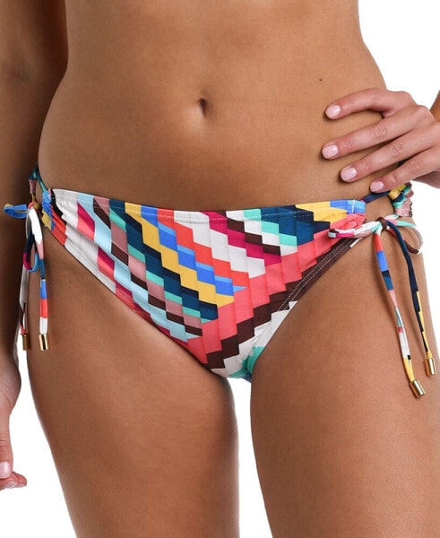 Women's Slice Adjustable Loop Hipster Bikini Bottoms