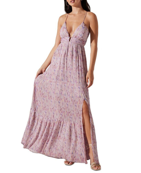 Women's Minari Printed Sleeveless Maxi Dress