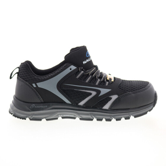 Nautilus Tempest Alloy Toe SD10 N1570 Mens Black Canvas Athletic Work Shoes