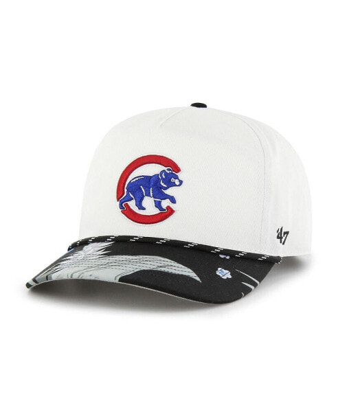 Men's White Chicago Cubs Dark Tropic Hitch Snapback Hat