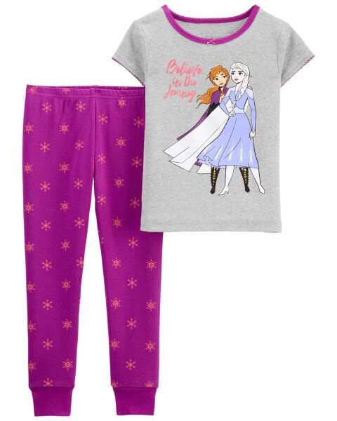 Toddler 2-Piece Frozen 100% Snug Fit Cotton Pajamas 2T