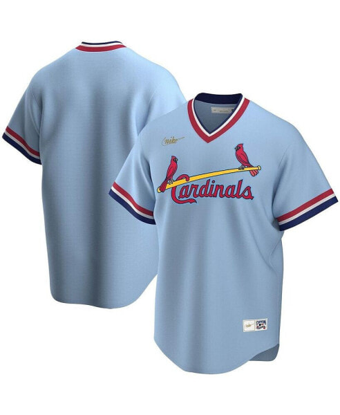 Men's Light Blue St. Louis Cardinals Road Cooperstown Collection Team Jersey