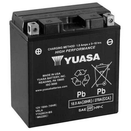 YUASA YTX20CH-BS AGM battery