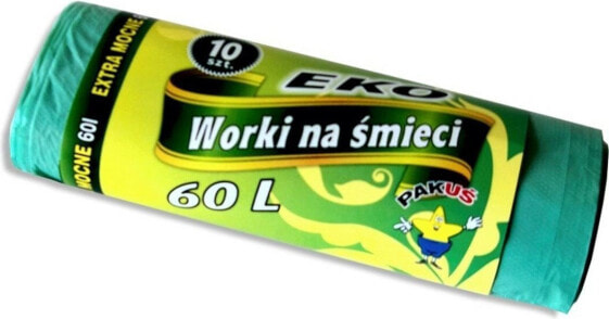 Pakuś Worki Eko 60l A10 Zielone 5529