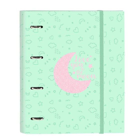 SAFTA Blackfit8 Moon A4 With 100 Sheets binder