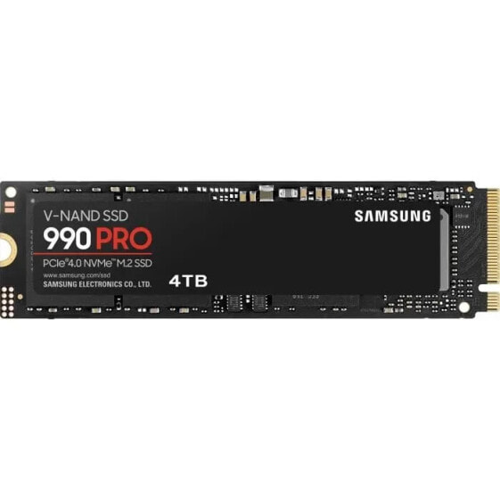 SAMSUNG - 990 PRO - Interne SSD - 4 TB - PCIe 4.0 - NVMe 2.0 - M2 2280 - Bis zu 7450 MB/s (MZ-V9P4T0BW)
