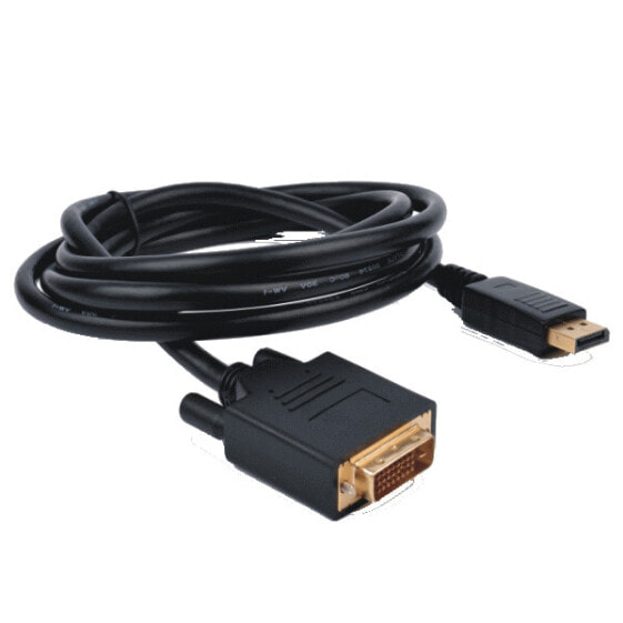 M-CAB 7003610 - 2 m - DisplayPort - DVI - Male - Male - Black