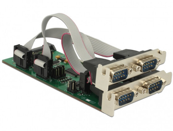 Delock 62922 - PCIe - RS-232 - PCIe 1.1 - Green - WCH384L - 0.921 Gbit/s