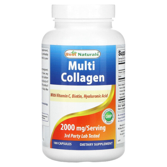 Multi Collagen, 2,000 mg, 180 Capsules (666 mg per Capsule)