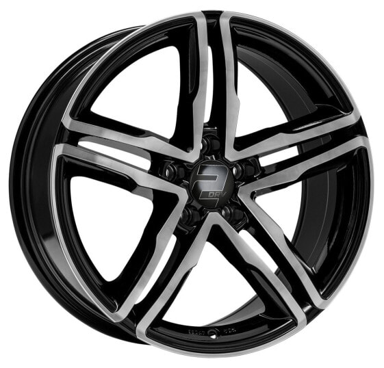 Колесный диск литой 2DRV WH11 schwarz hochglanzpoliert 7.5x17 ET37 - LK5/112 ML66.6