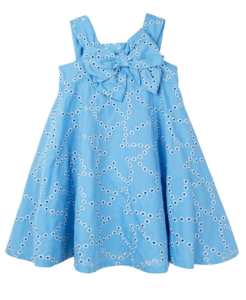 Toddler & Little Girls Eyelet Dress