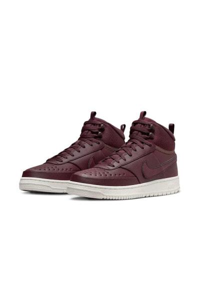 Court Vision Mid Wntr Erkek Bordo Sneaker